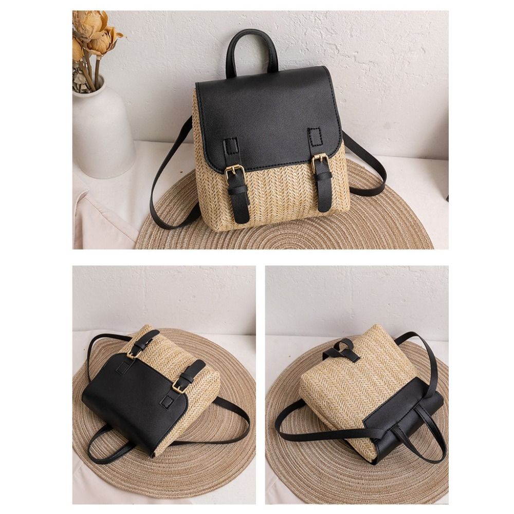 Versatile Bag PU Leather Straw - Luxury Bags Leather 评论和价格